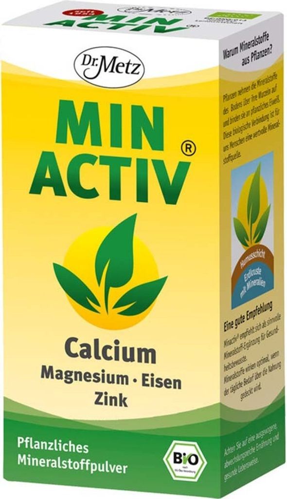 Minactiv® - Pflanzliches Mineralstoffpulver 250g Produktbild 