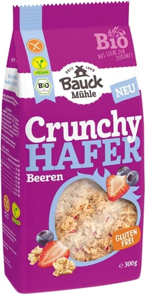 Bauck Mühle Hafer Crunchy Beeren  300g Produktbild 