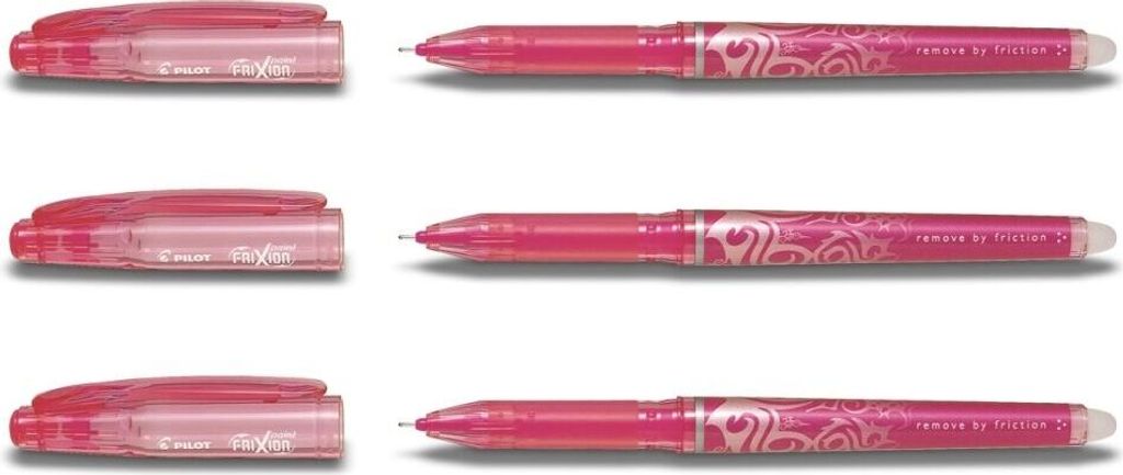 Pilot FriXion Point 0.5 Tintenroller pink - 3er-Set Produktbild 