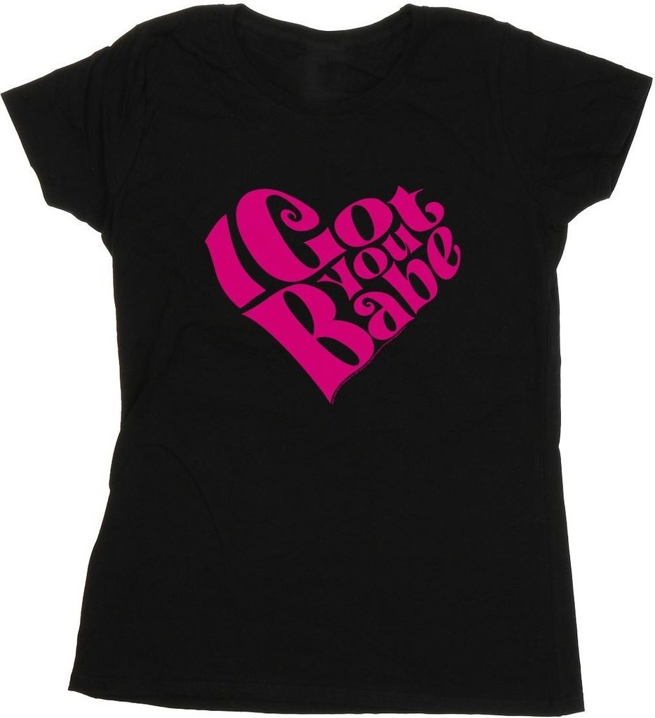 Sonny & Cher - "I Got You Babe" T-Shirt für Damen BI37797 (M) (Schwarz)
