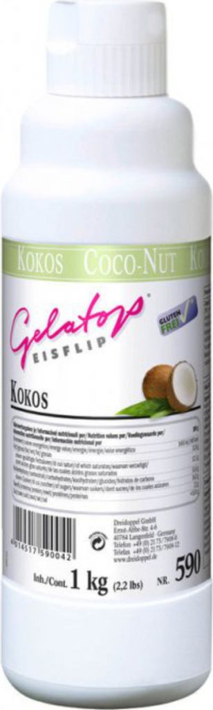 Gelatop ice flip cocco per guarnire dessert e gelati 1000g Immagine del prodotto 
