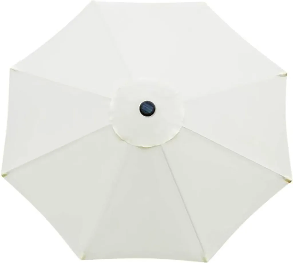 Toile de remplacement pour parasol d'extérieur robuste et déperlante