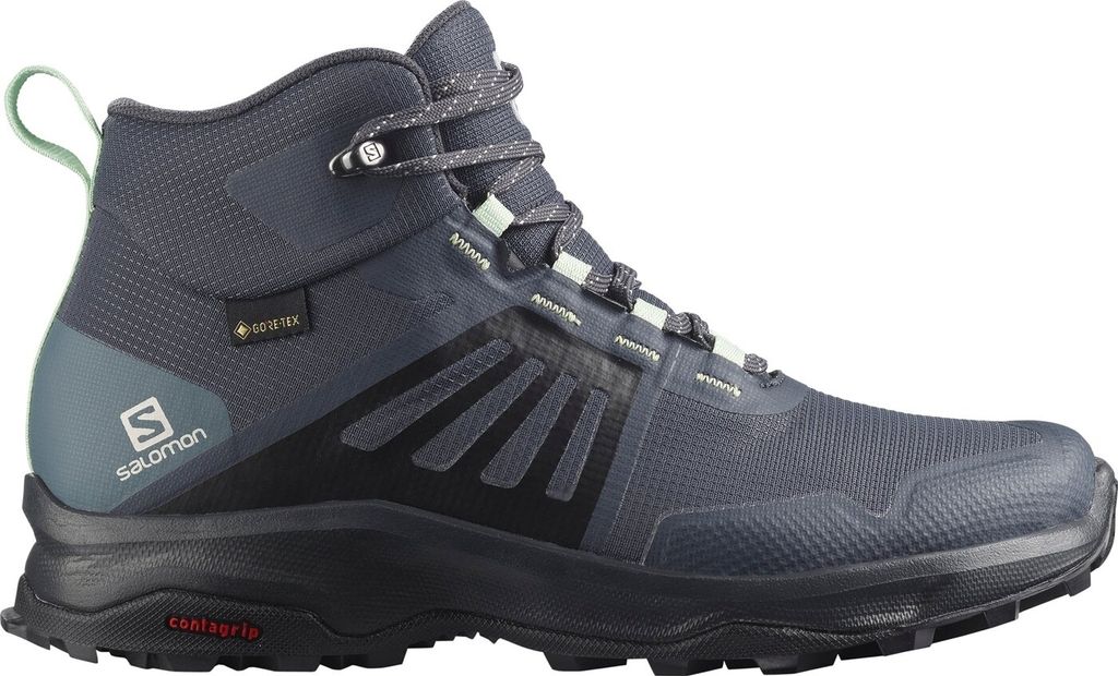 SALOMON Wanderschuh Salomon X Render MID GTX Damen Ebony Ebony/Black/Stormy Weather 36.5