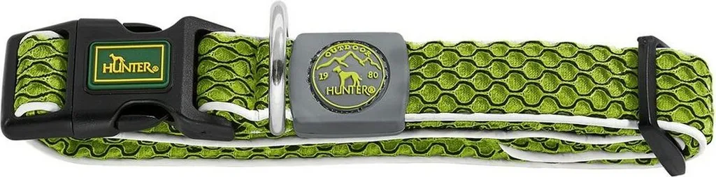 Hunter Basic Filo di Limone 20 - Collare per Cani in Vera Pelle
