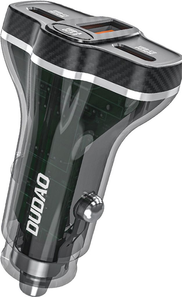 Dudao R78 78W Usb-C Pd / 2Xusb-A Qc Autoladegerät - Schwarz Produktbild 