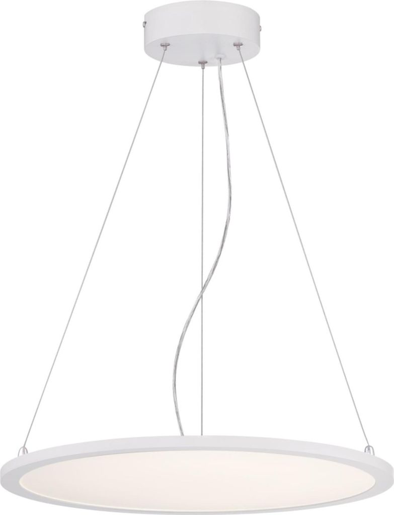 Dimmbarer LED Kronleuchter Atler Weiß / Acryl 45 cm