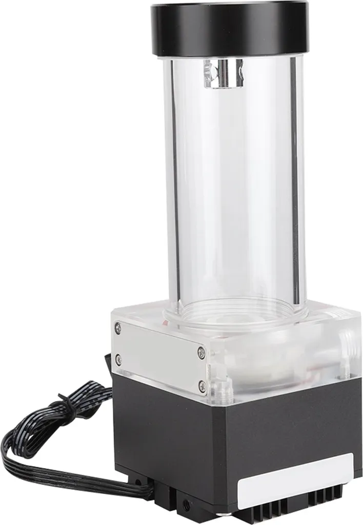 Pompe à eau en aluminium anodisé et PMMA résistant noir