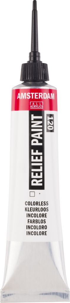 Amsterdam Relief Barva na sklo Colourless 20 ml 1 ks Obrázek produktu 