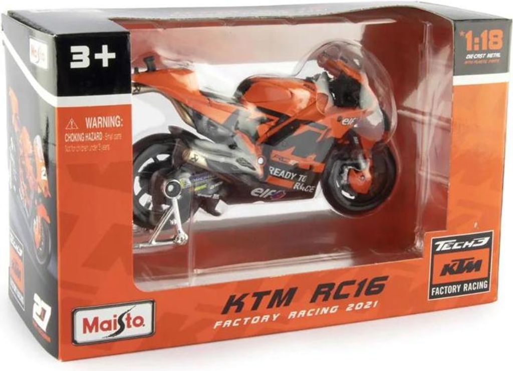 MAISTO KTM RC16 Moto GP Motorrad 36376 Produktbild 