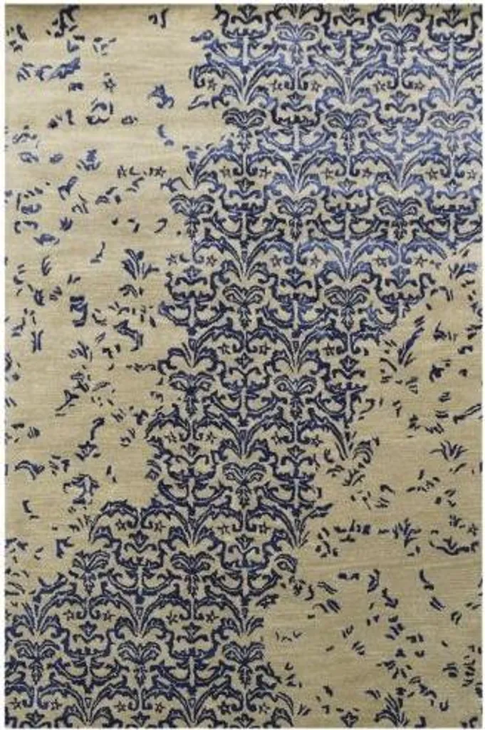 Tapis de salon New Jersey bleu foncé 122x183 cm pour décorer votre pièce