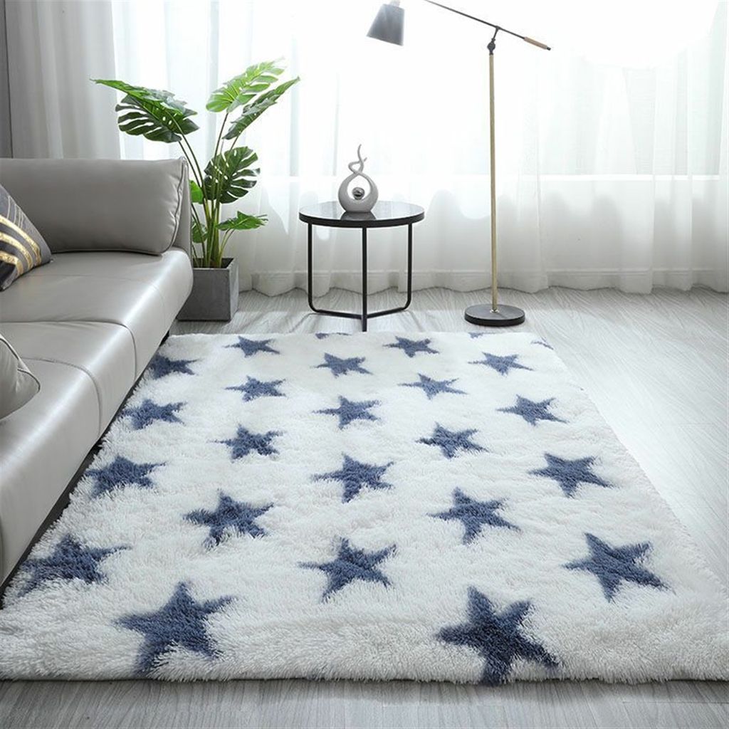 Icegrey Shaggy Teppich Hochflor Langflor Rechteckig Geometrisches Gemustert Teppiche fš¹r Wohnzimmer Esszimmer Kinderzimmer Schlafzimmer Bettvorl...