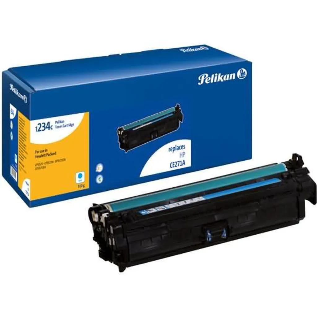 Toner Pelikan 1234c Cyan Compatible HP 650A Qualité Premium CE271A