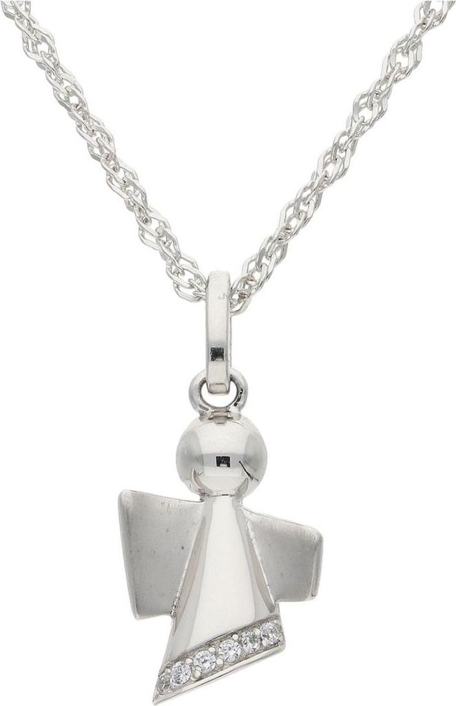 Schutzengel Anhänger Silber 925 Zirkonia JL22-02-0158 JuwelmaLux