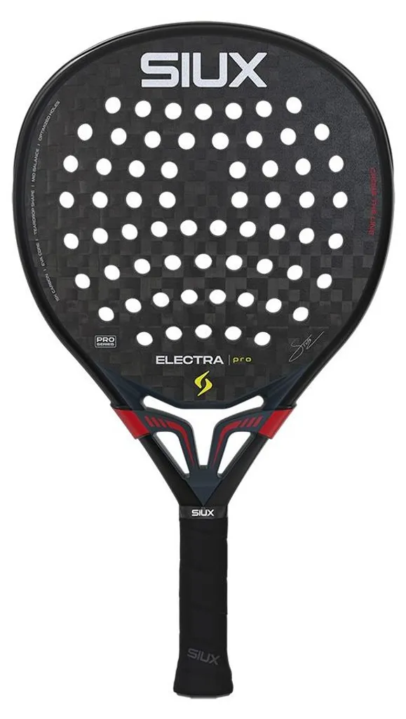 Jouer au Padel avec la Siux Electra Pro 2026 Shadow Red Niveau Avancé