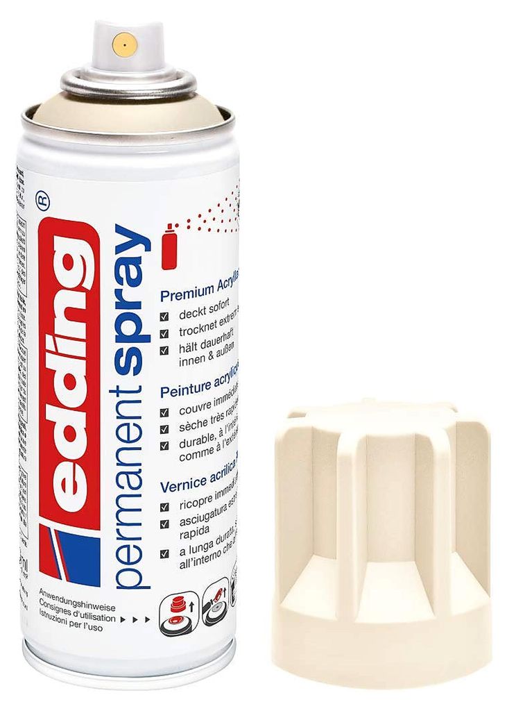 Edding 5200 Permanent Spray 200 ml, viele Oberflächen, langlebig