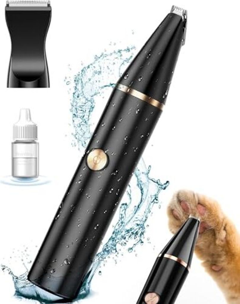 Anisall Paw Trim Pro Paws Ipx7 wasserdichte Hund Trimmer ruhige Clipper -Katzen Pfoten, Augen, Ohren, Gesicht, Körper