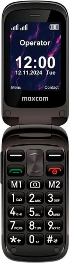 Téléphone Portable Maxcom MM834 Double SIM Noir : Mobile Fiable et Simple - 2