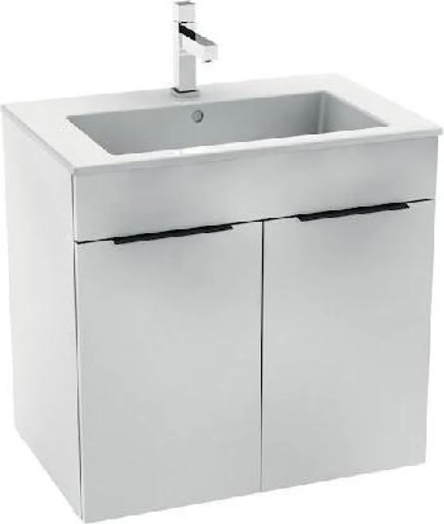 Meuble sous-lavabo pour petite salle de bain Jika Cube 65 cm
