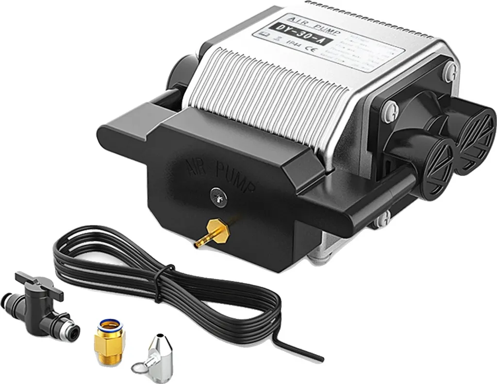 Kit d'assistance d'air 30L/min 10W silencieux pour gravure laser