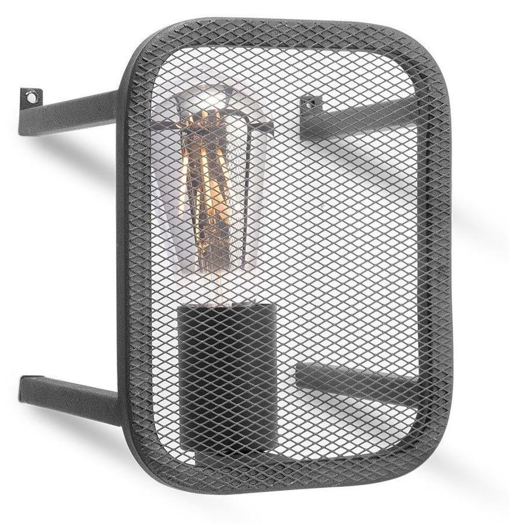 Home Sweet Home Moderne Wandleuchte Weave | 15/15/20cm | Schwarz | E27