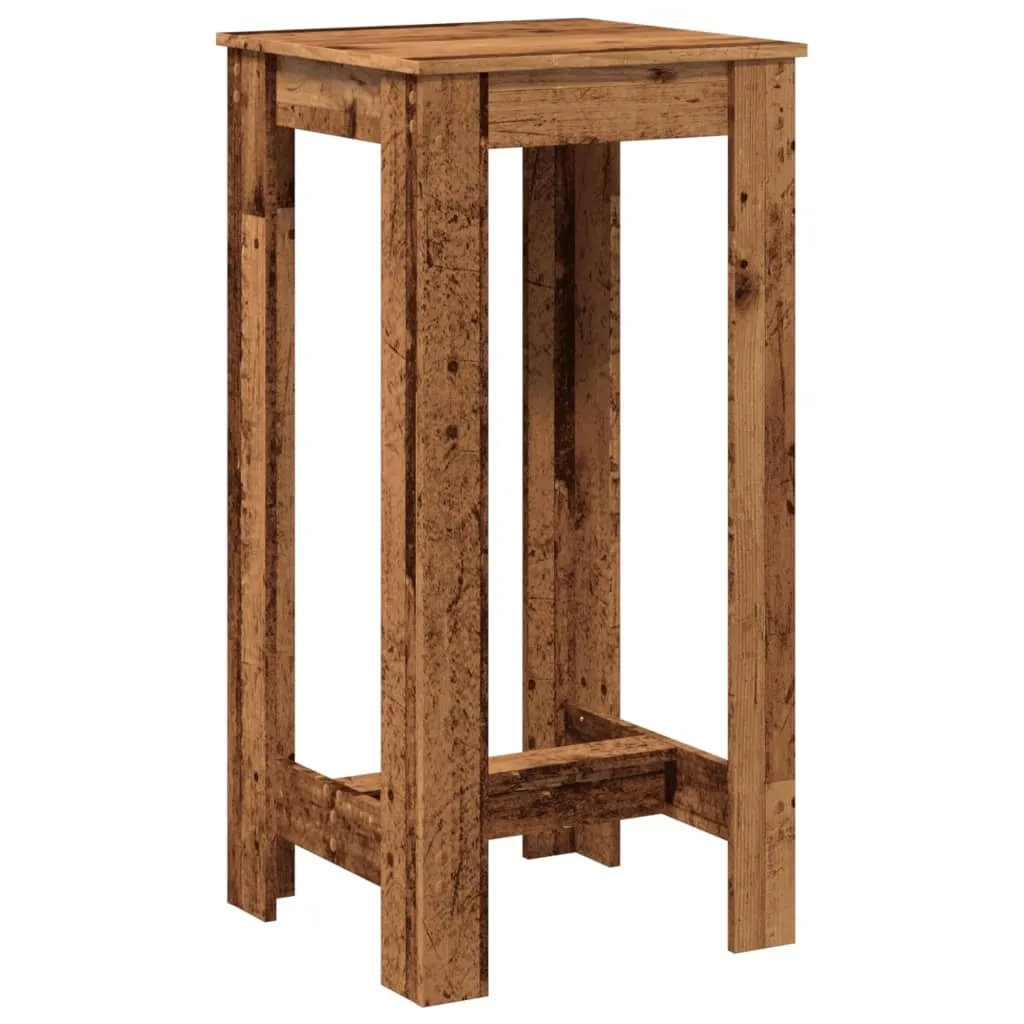 SYFAX™ Tavolo da Bar Salvaspazio 51x50x103 cm Legno Multistrato