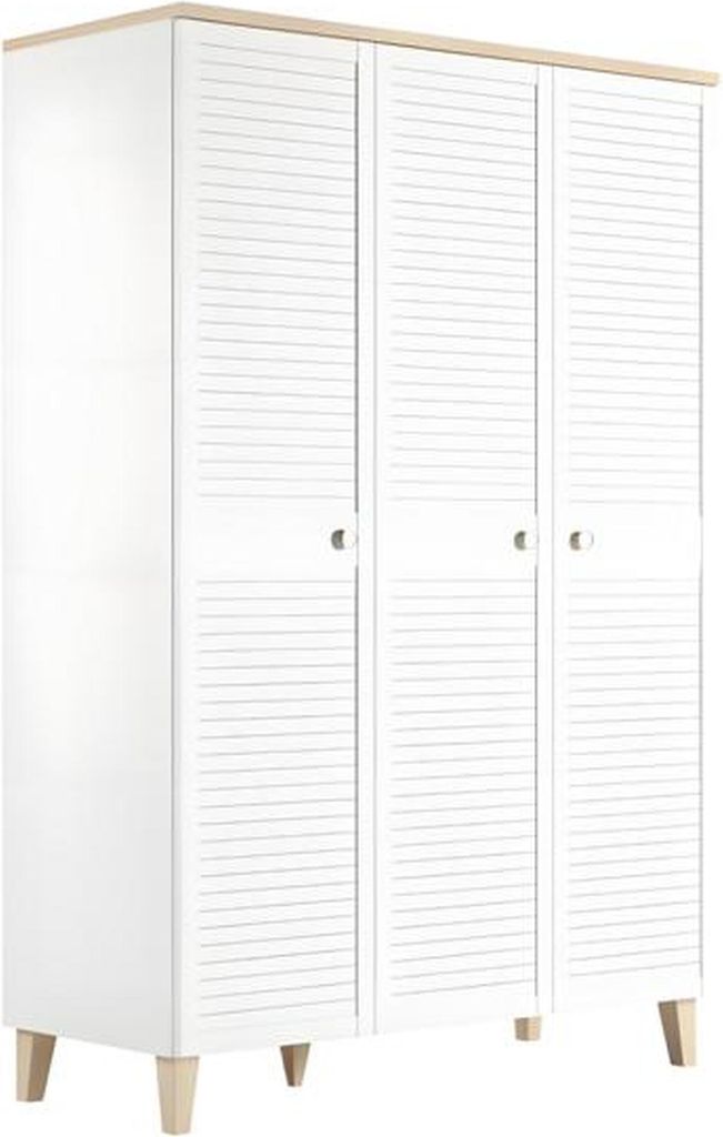 Weißer moderner Holzschrank für Schlafzimmer und Wohnzimmer
