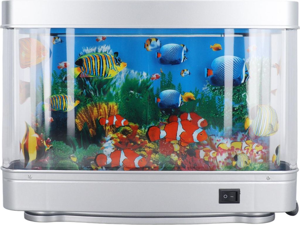 Aquarium Lampe künstliche Aquarium dekorative Lampe Miniatur LED Ozean Licht für Haus Büro Kinderzimmer EU Stecker 220V