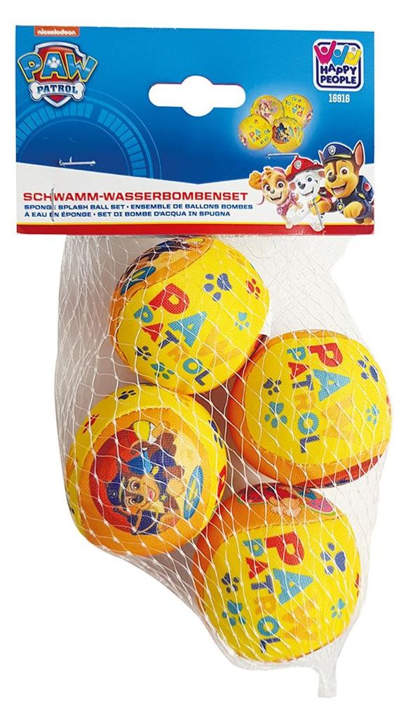Wasserbomben Paw Patrol Set mit 4 Bällen Produktbild 