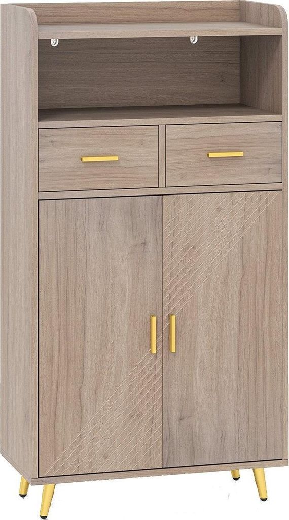 Mehrzweckschrank mit verstellbarem Regal und Schubladen