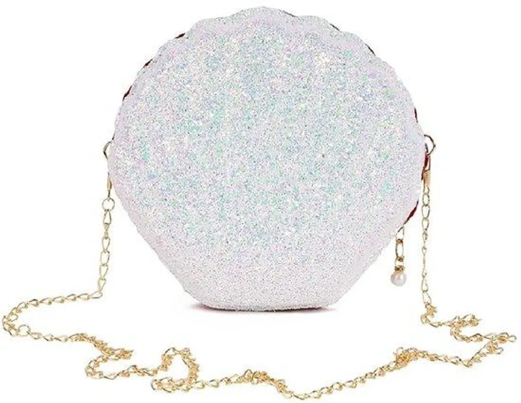 Pochette à paillettes avec chaîne pour mariage et cérémonie habillée