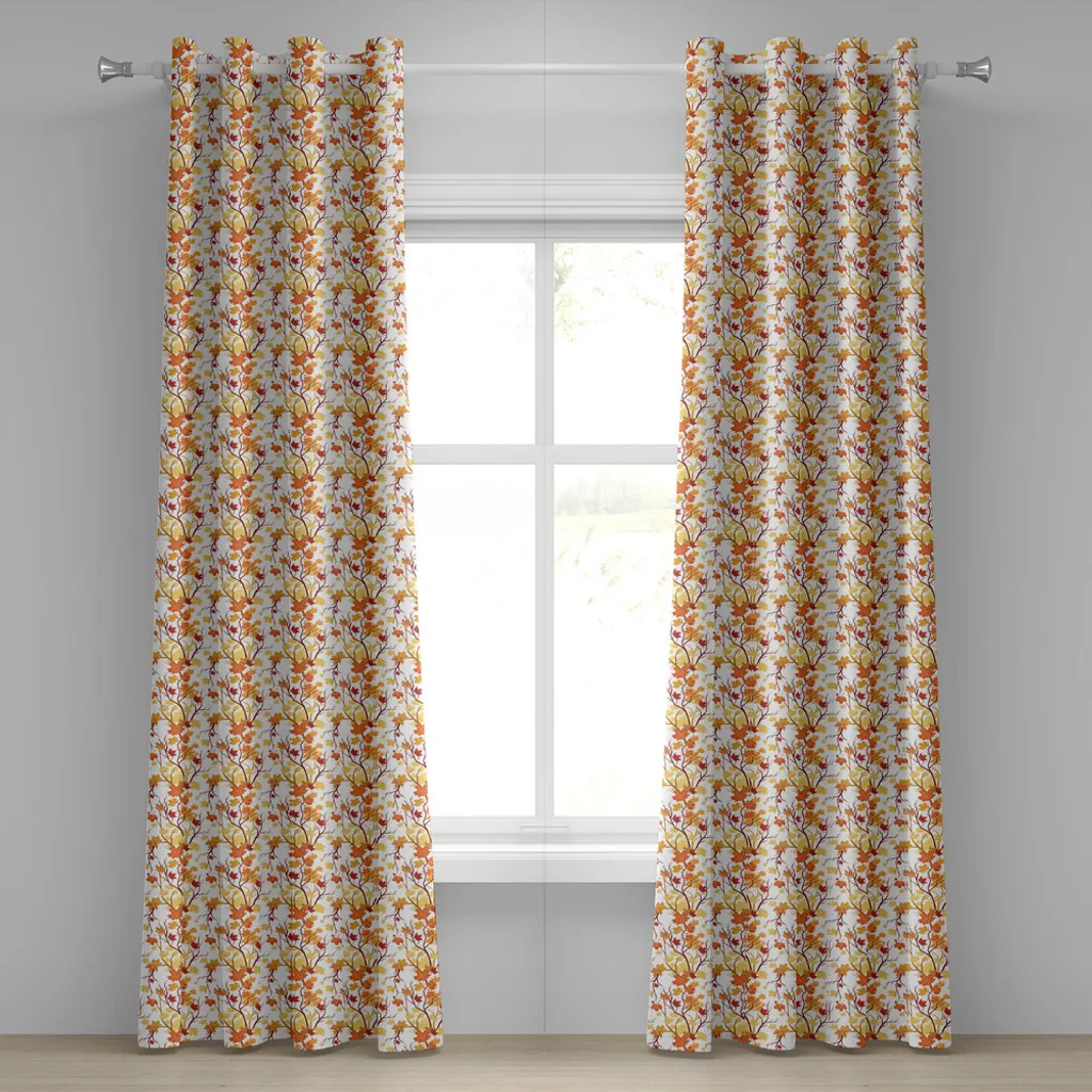 Tenda ABAKUHAUS Foglie Autunnali 280x225cm - Arreda con Calore