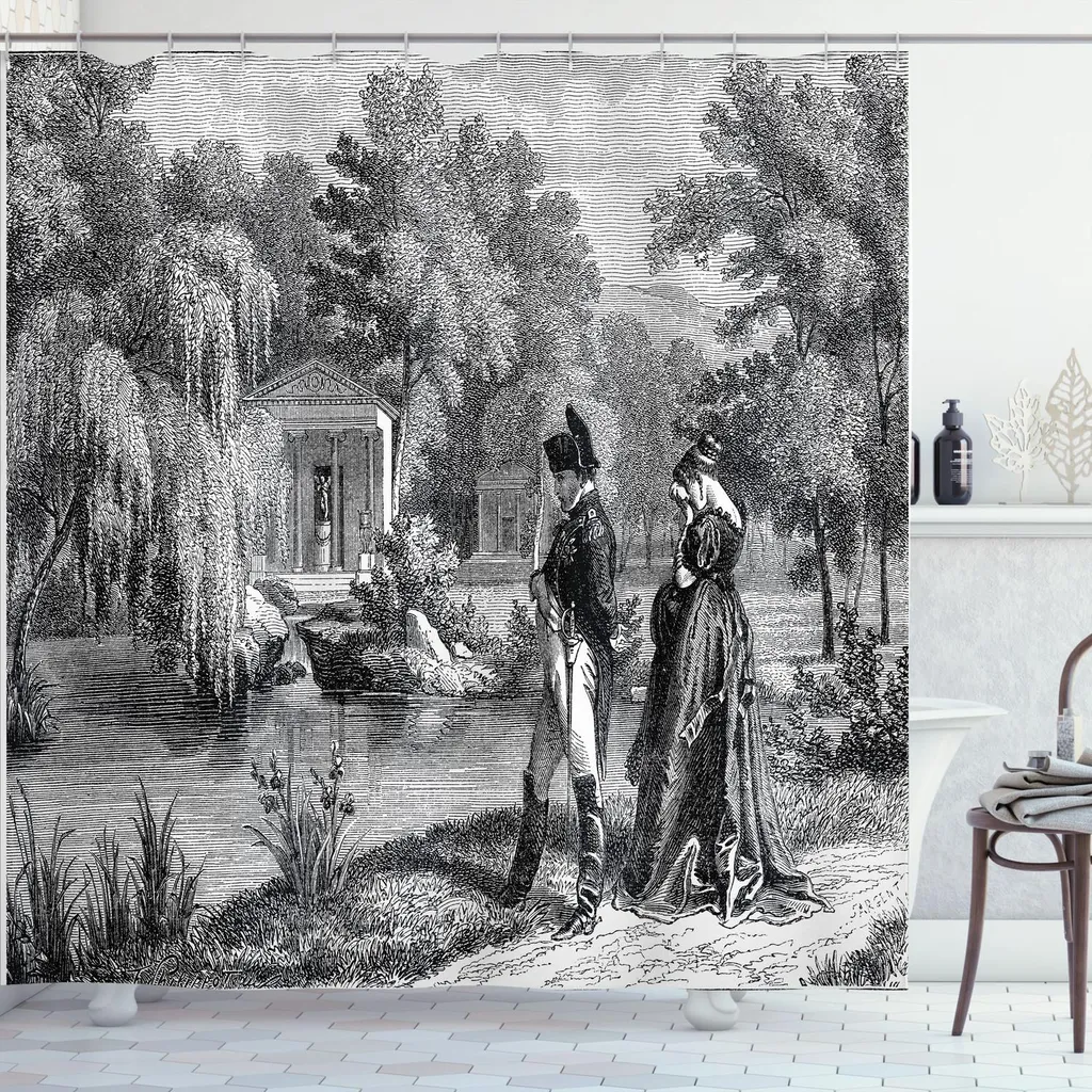 Tenda Doccia Napoleone ABAKUHAUS 175x240 | Vintage e Resistente