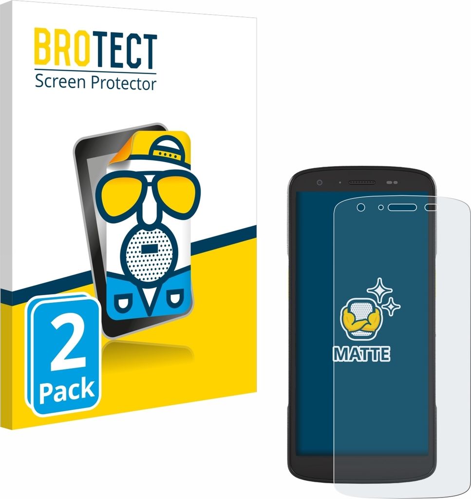 2x BROTECT Schutzfolie für Zebra TC22 / TC27 Displayschutz Displayschutzfolie Folie Matt Entspiegelungsfolie
