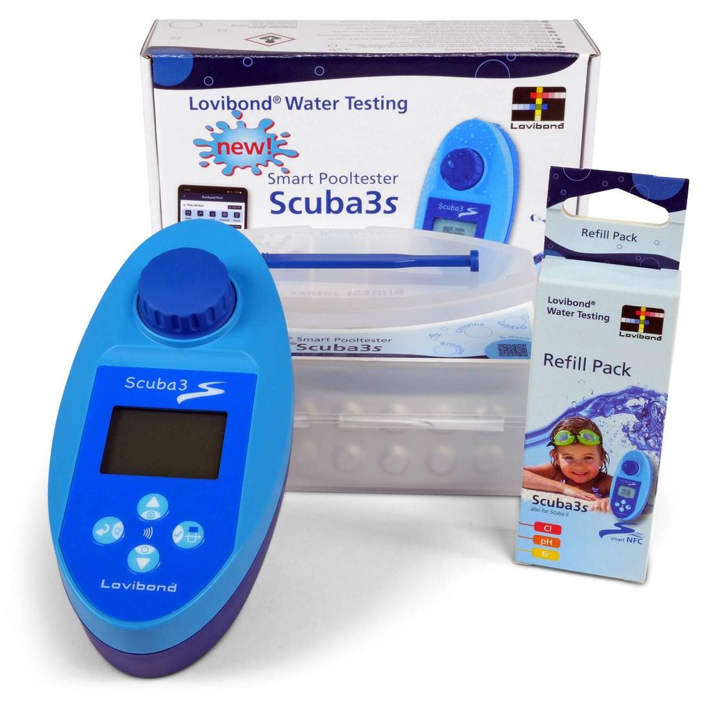 SET> SCUBA 3s Elektronischer Pooltester plus Refill Pack Produktbild 