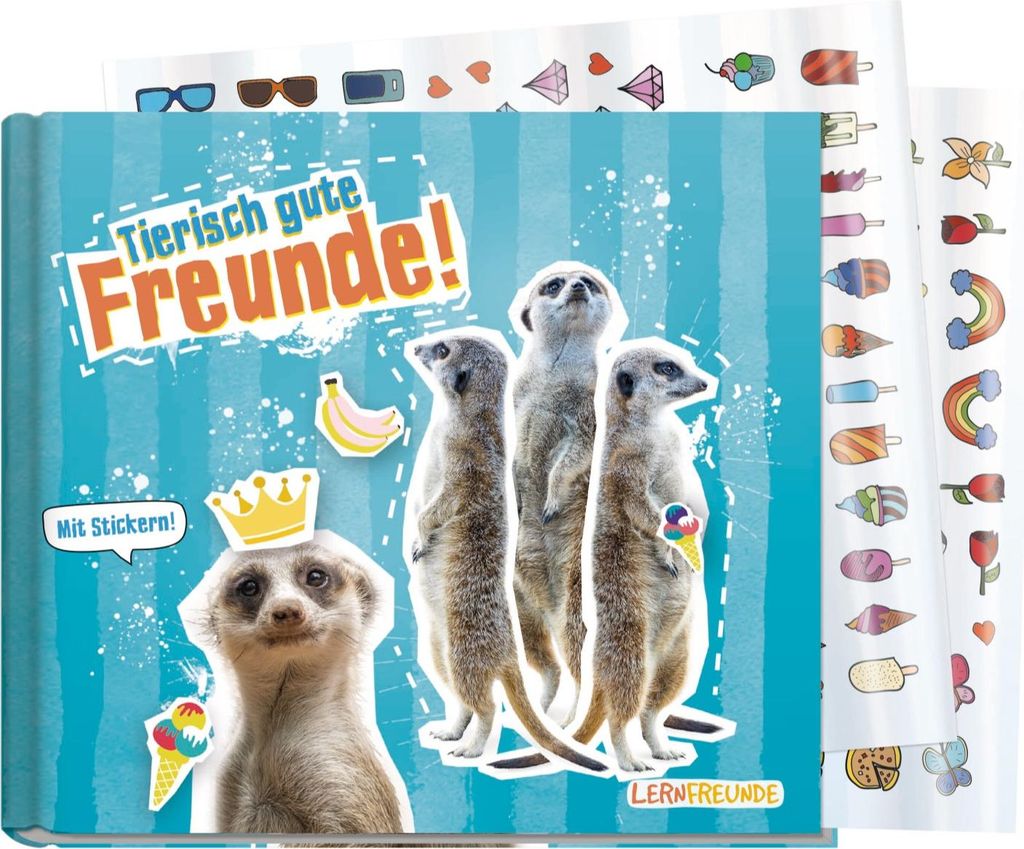 Freundebuch Tierisch gute Freunde / Erdmännchen / vom Produktbild 