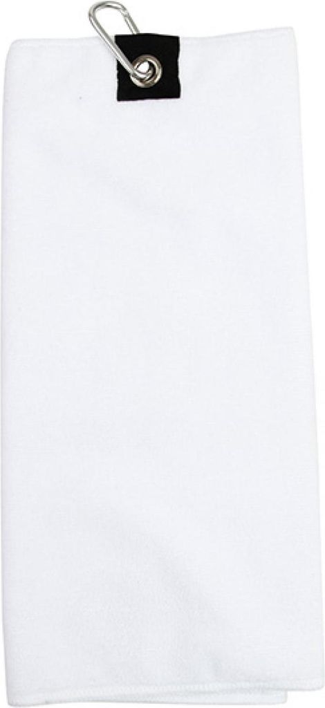 Towel City TC019 | Microfiber Golf Towel / 40 x 55 cm - Farbe: White - Größe: 40 x 55 cm