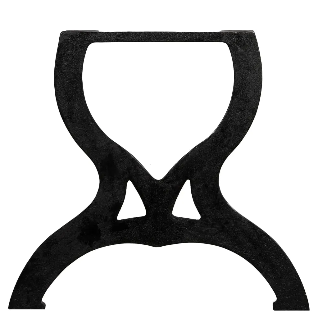 Supports de Table Basse en Fonte pour Meuble DIY Style Industriel X - 6