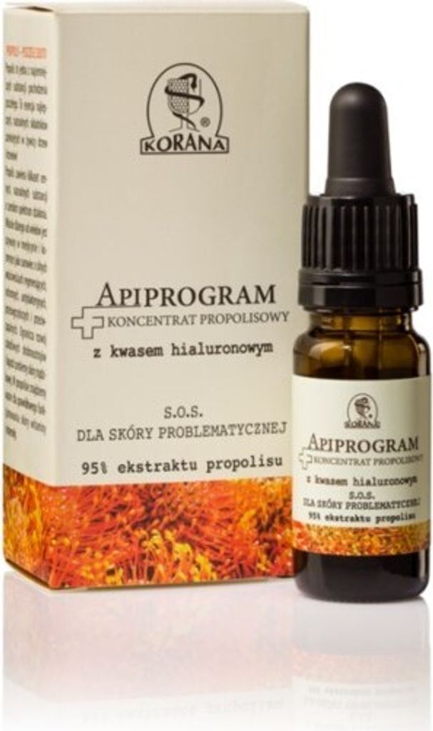 Korana 95% Propolis Konzentrat SOS für problematische Haut und Körper mit Hyaluronsäure natürlichen Inhaltsstoffen antibakteriell 10 ml