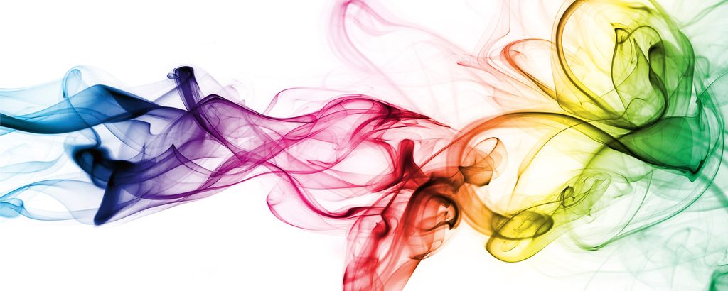Fototapete - Warm Smoke 375x150cm - Vliestapete