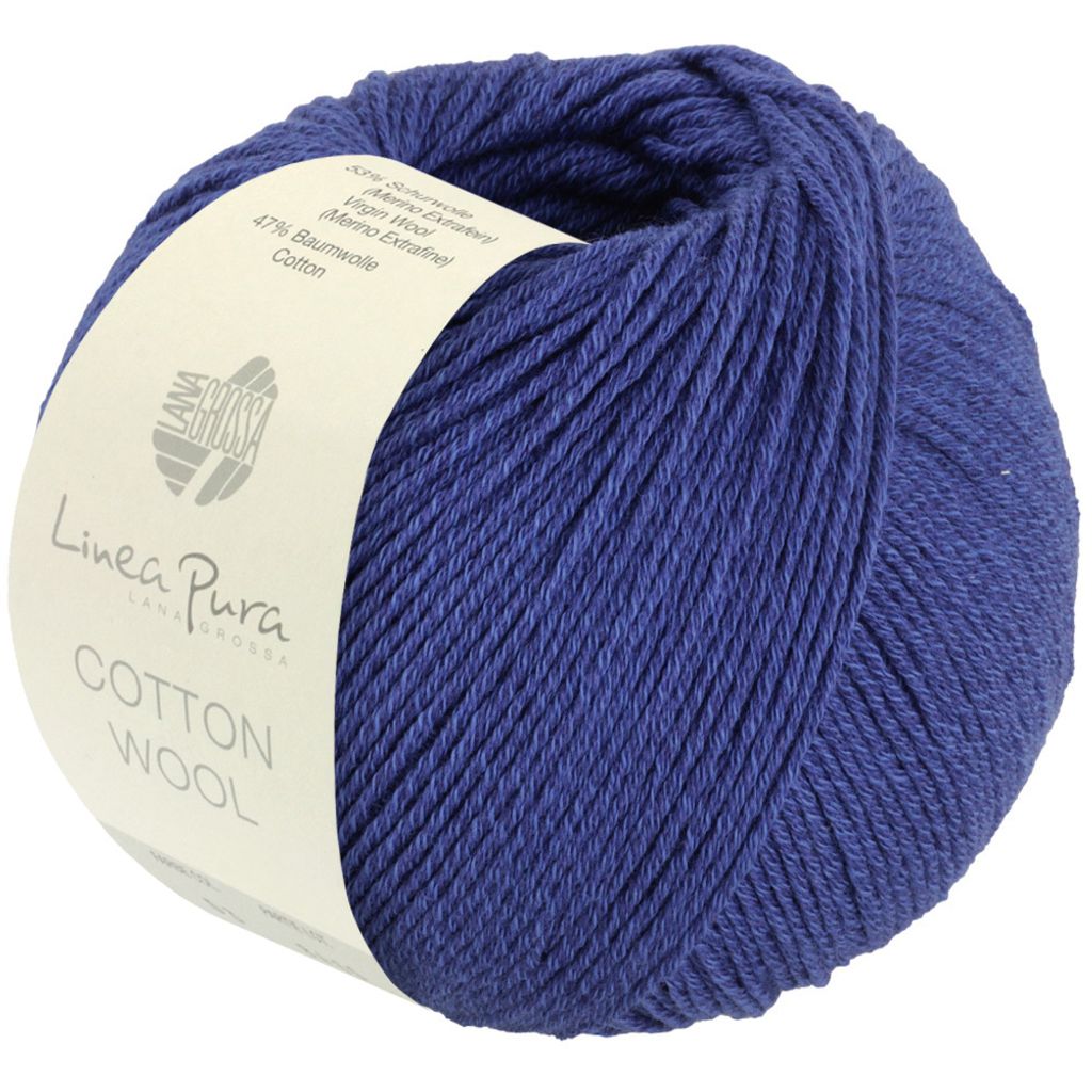 Lana Grossa - Baumwolle Wool 0024 dunkelblau
