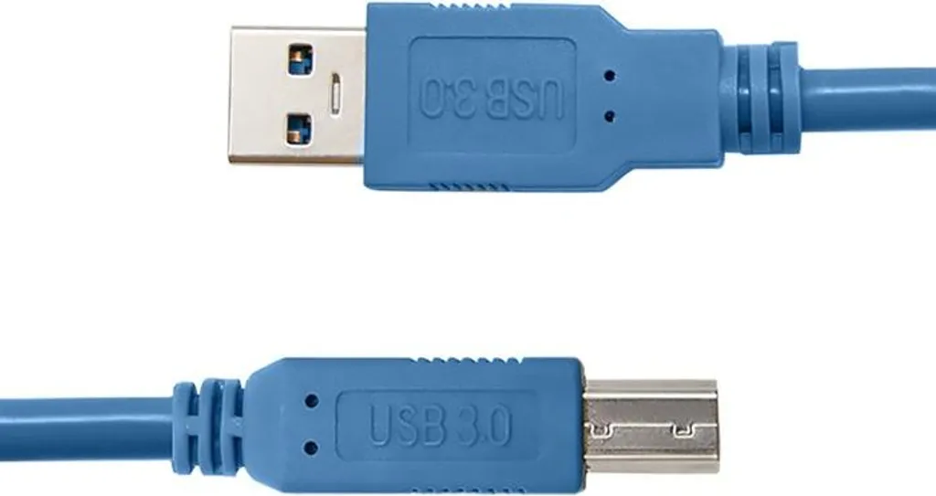 Câble USB 3.0 Imprimante Haute Vitesse 2m Connecteur Type B Noir Qoltec - 2