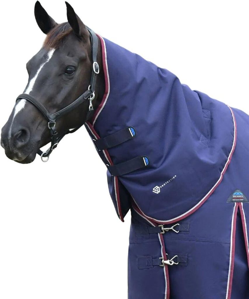 Weatherbeeta - "Comfitec Essential" Standard Weidedecke-Halsteil WB2412 (Warmblut) (Marine)
