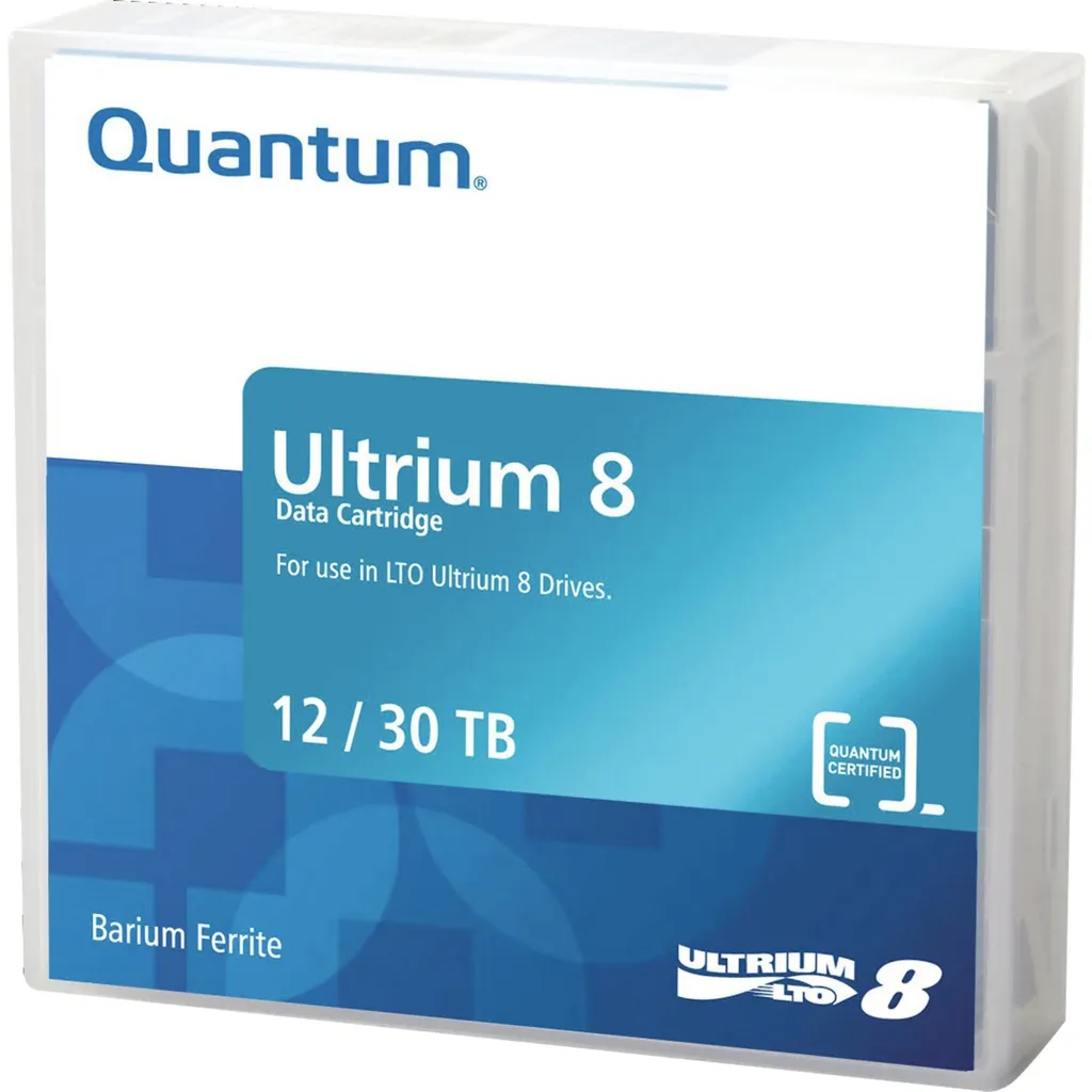 Bande de Sauvegarde LTO8 Quantum Ultrium 12 To 30 To Modèle MR-L8MQN-01