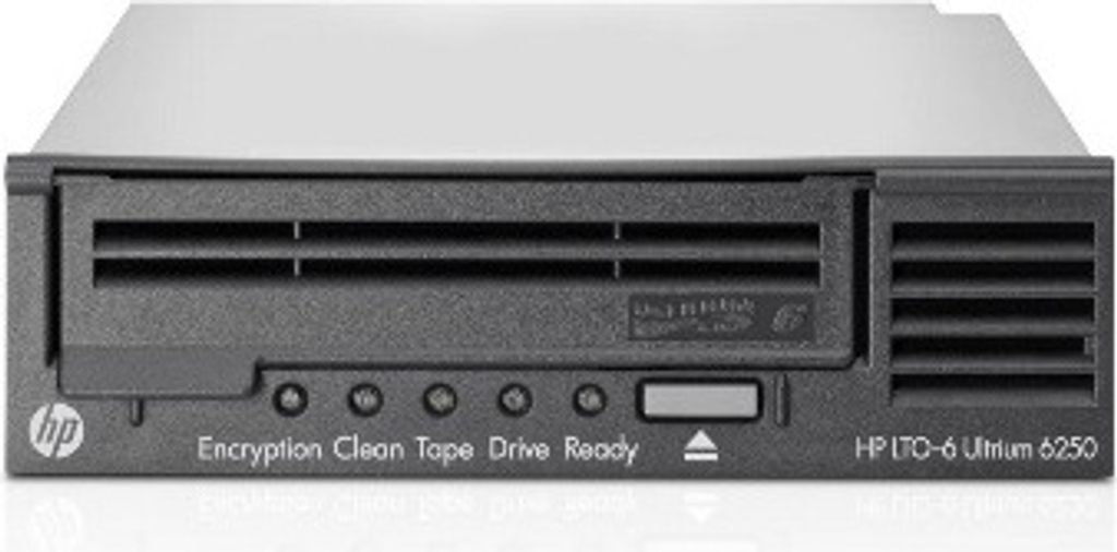 HP StoreEver LTO-6 Ultrium 6250 Internal Tape Drive, 6250 GB, 1.45 Gbit/Sek, 512 MB, 242.1 x 137.9 x 290.1 mm, 2.49 kg, 5,25 Zoll, halbe Bauhöhe
