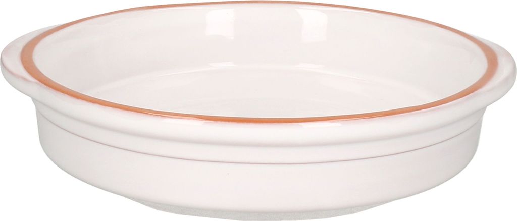 Cazuela WEISS Ton-Schale Ille Ø 20cm Größe L Mittelalter Wikinger