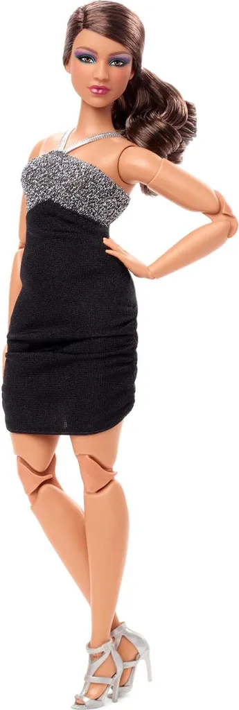 Poupée Barbie Basic Brune Summer Sharks Jouet de Plage pour Enfants
