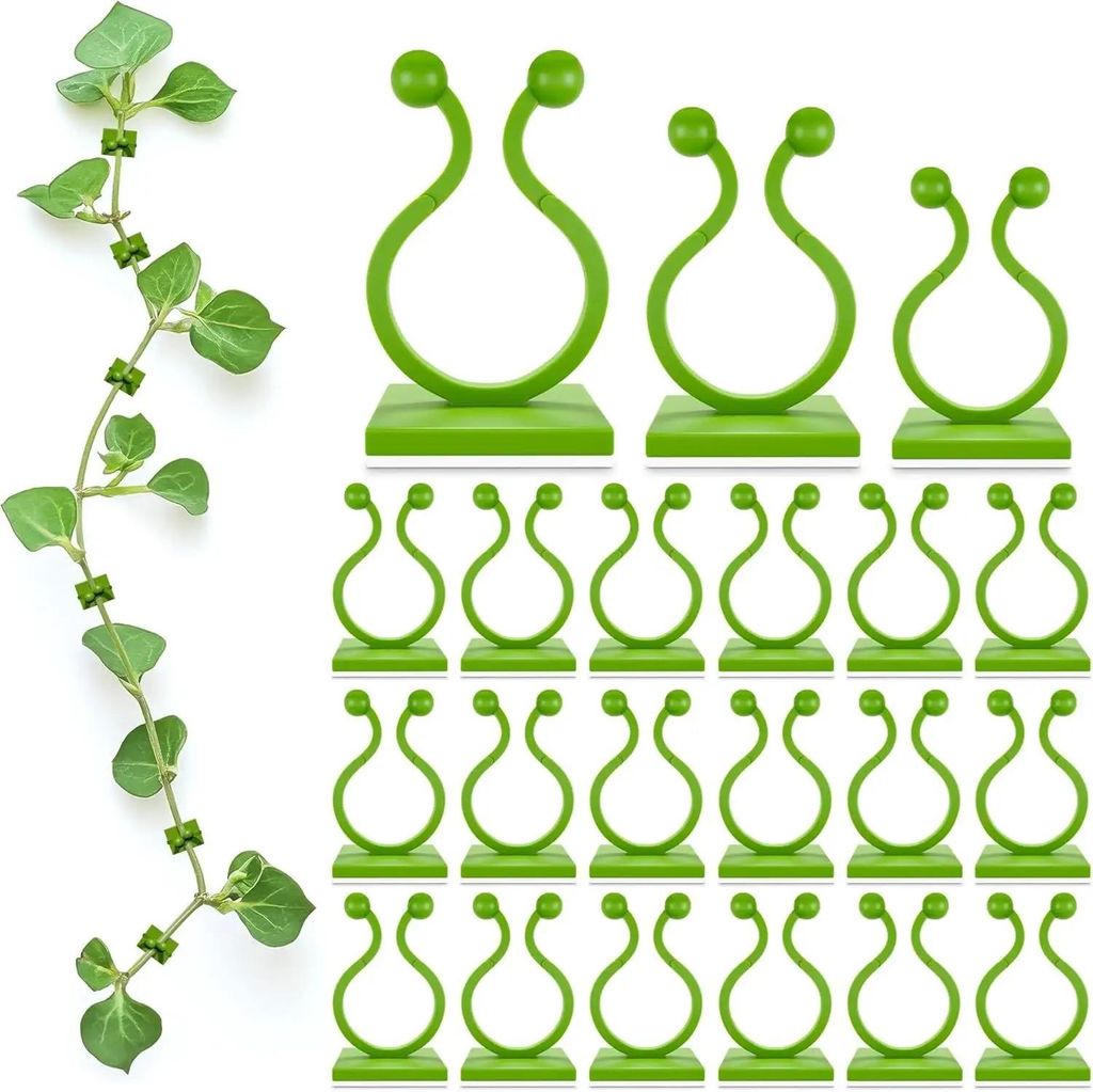 Supporti autoadesivi per piante 100 pz, clip per piante Immagine del prodotto 