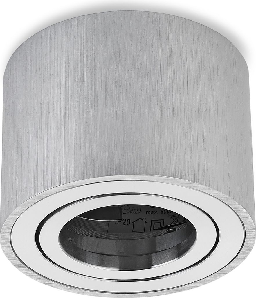 Sweet LED Aufbaustrahler flach rund aus Aluminium Aufbauspot 230V
