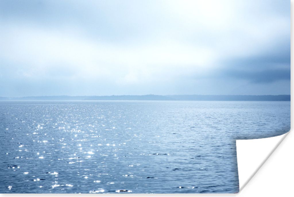 MuchoWow Poster Sommer - Meer - Berge 30x20 cm - Plakate - Print