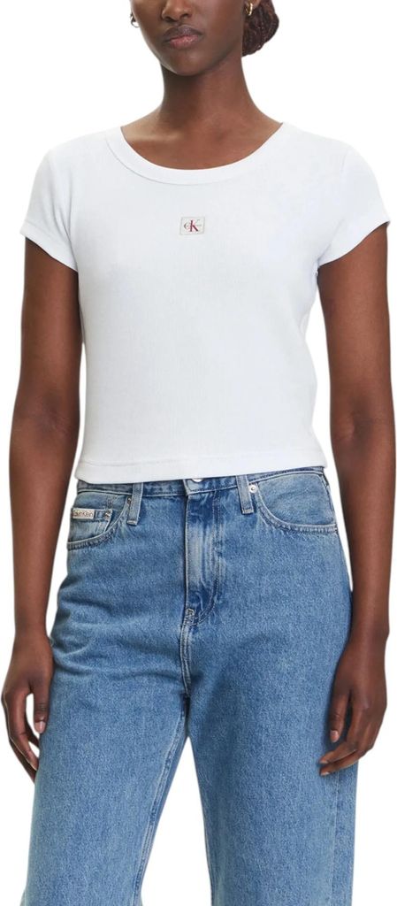 Calvin Klein Jeans T-Shirt Weiß 488054 : Größe - XS Größe: XS